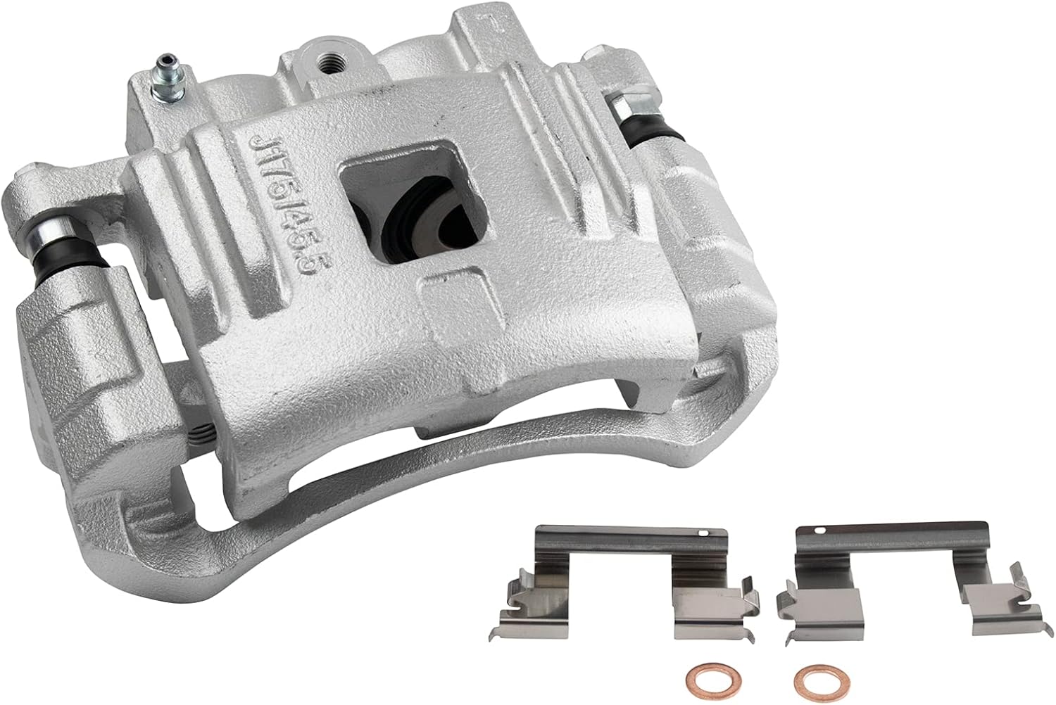 TRQ Pinza de rotor de rendimiento de almohadilla de cerámica delantera y líquidos compatibles con Chevrolet GMC Isuzu