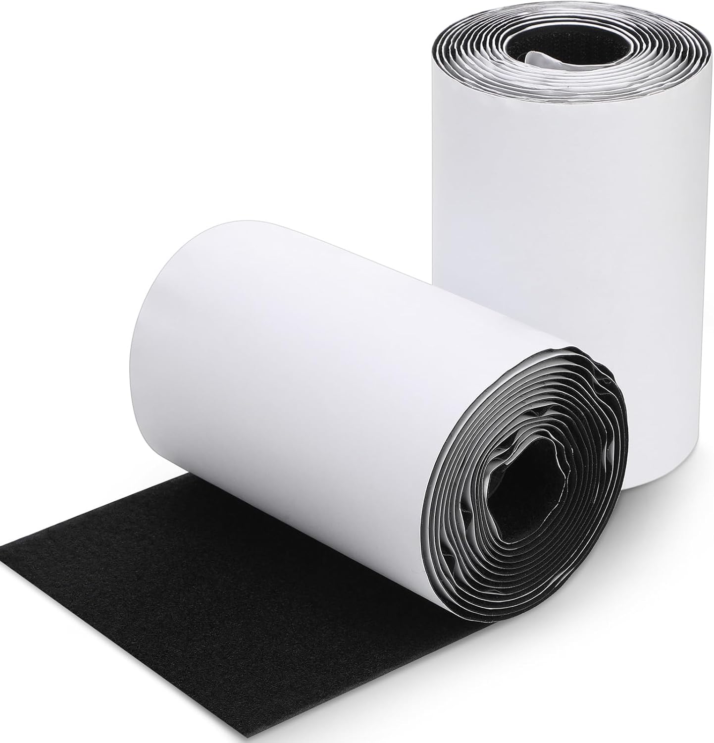 Cinta de gancho y bucle, cinta de velcro de doble cara con tira adhesiva de cierre trasero, rollo de gancho de doble cara, parche de nailon adhesivo