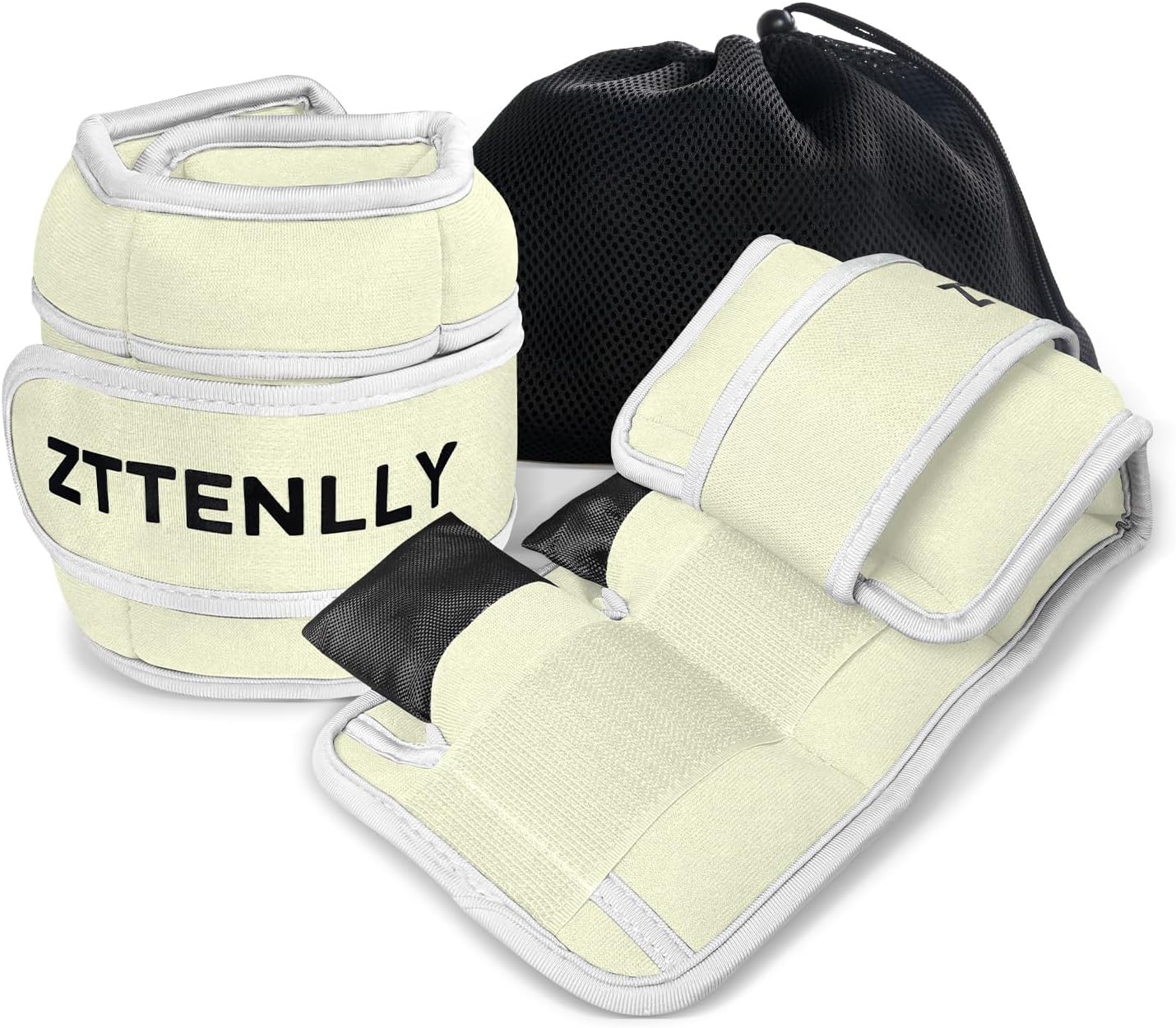 ZTTENLLY 51020 libras, 1 par de pesas ajustables para piernas para mujeres, hombres, niños y niños para correr, entrenar