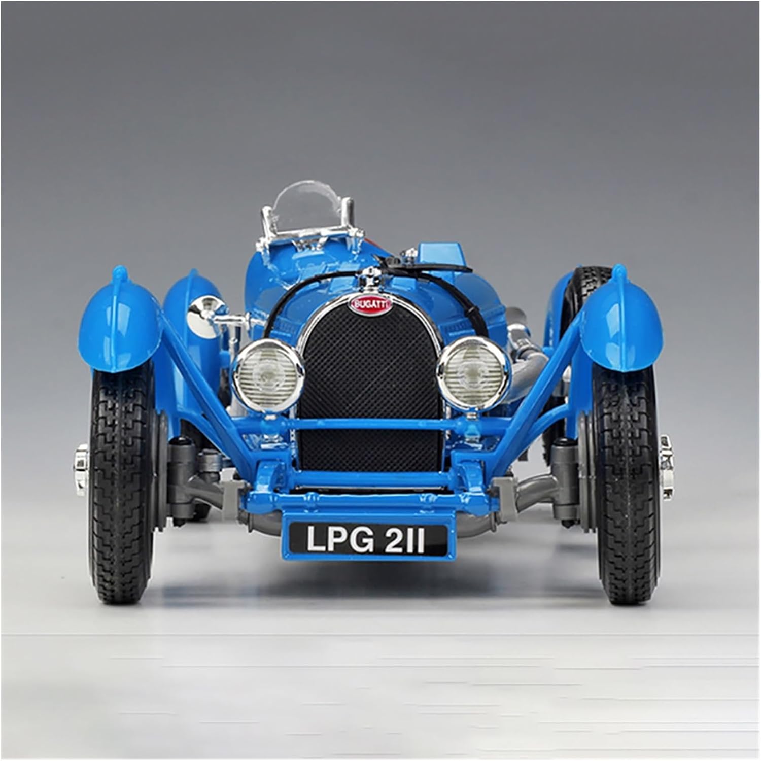 Vehículo de coche de resina de aleación modelo 1 18 apto para Bugatti tipo 59 1934 modelo de coche clásico de aleación de coche Escala Hobby Die