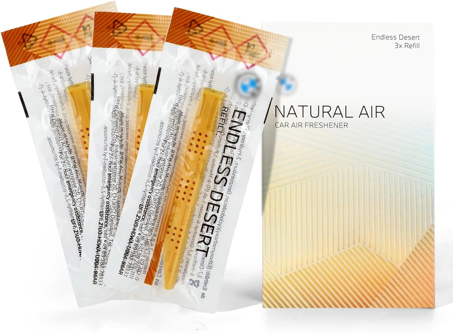 Repuesto de repuesto para ambientador natural 2023 compatible con BMW Mountain View Starter Kit (Endless Desert)