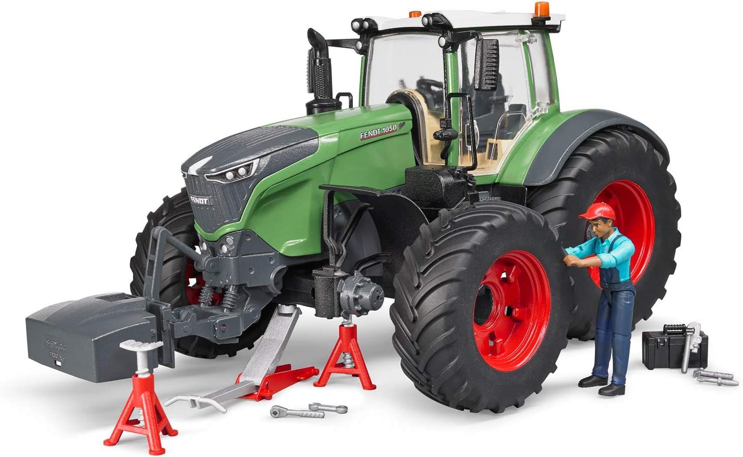 Bruder Fendt X 1000 con accesorios de reparación