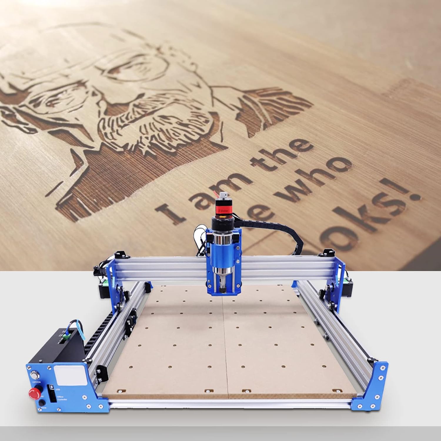 Máquina de grabado CNC 4040 CNC Router Machine Kit Pro Fresadora para Madera Metal Acrílico MDF Tallado Artesanía