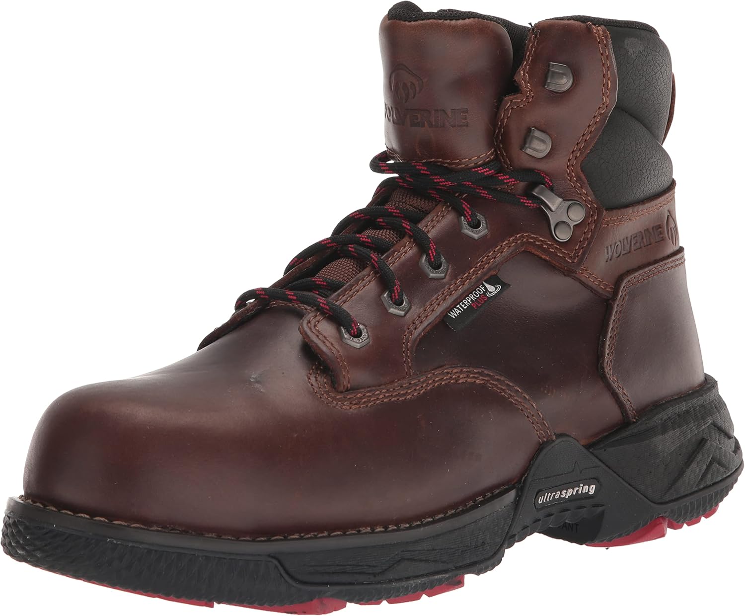Wolverine Mens Hellcat Fuse Durashocks Ultraspring 6 Inch Carbonmax Work Boot