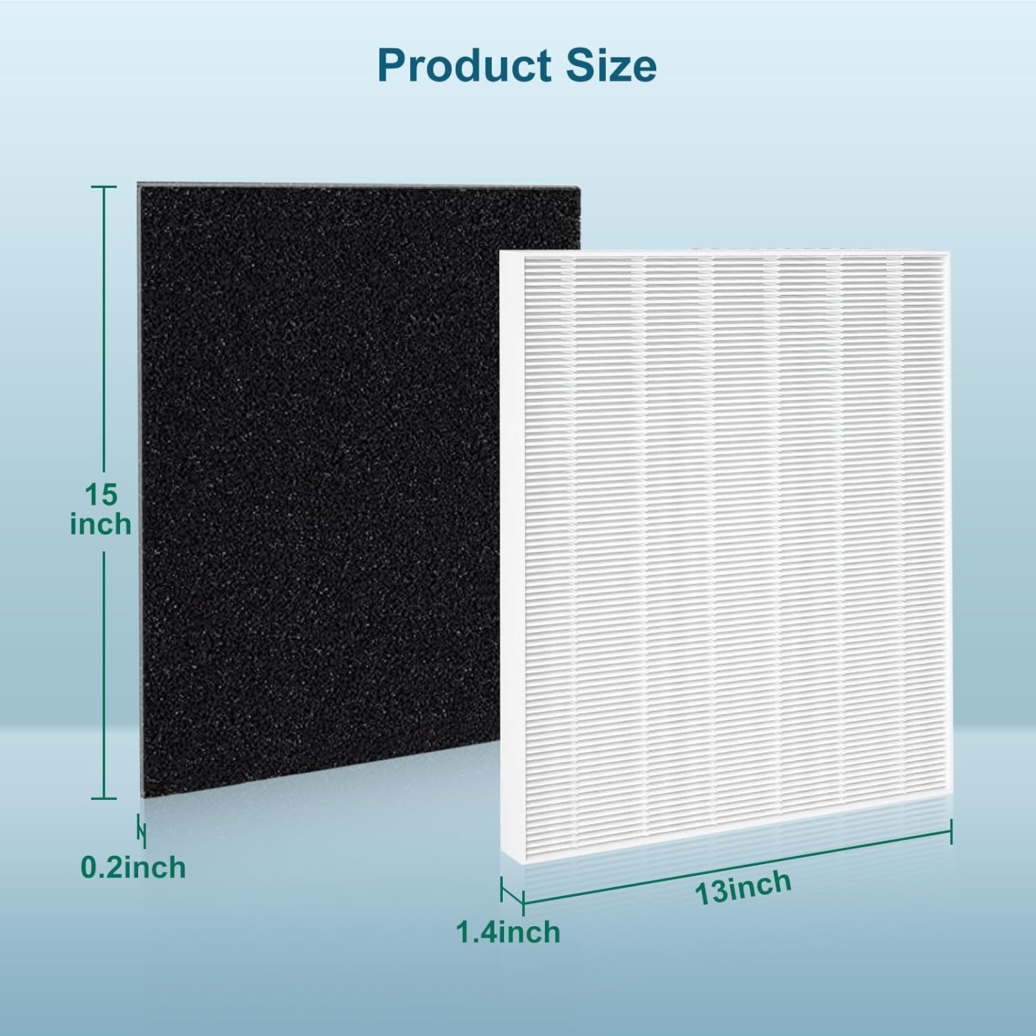 AP-1512HH – Filtro de repuesto compatible con Coway AP-1512HH, AP-1512HH-FP, AP-1518R, AP-1519P, filtro NXBHG 4 True HEPA + 4 prefiltros de carbono,