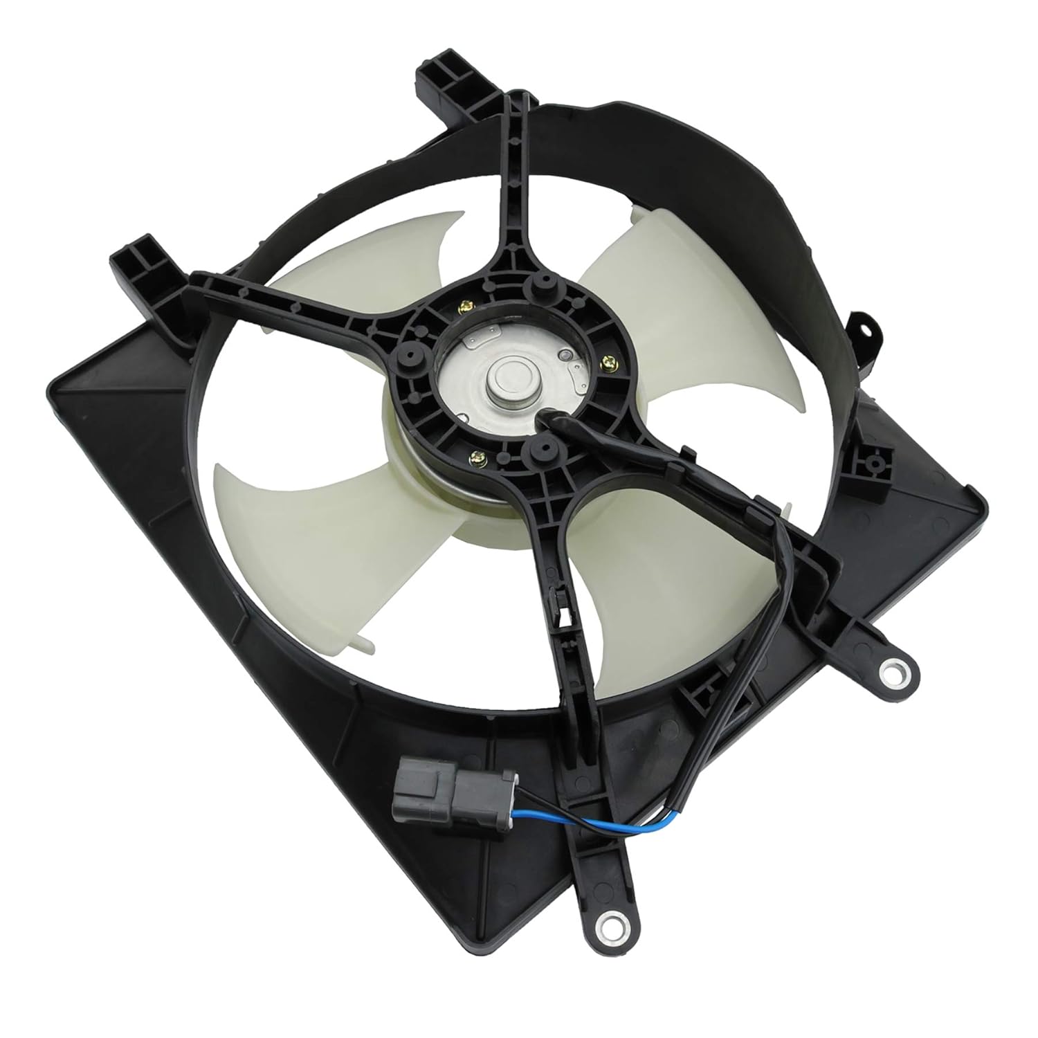 JDMSPEED Nuevo AC AC condensador radiador ventilador de refrigeración Asamblea 620-220 610380 reemplazo para Honda Civic