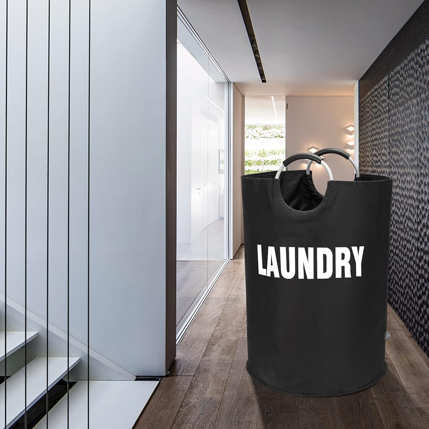 DOKEHOM – Canasta de lavandería extragrande de 160 litros (7 colores), bolsa de lavandería plegable, canasta de ropa alta y autónoma, contenedor de