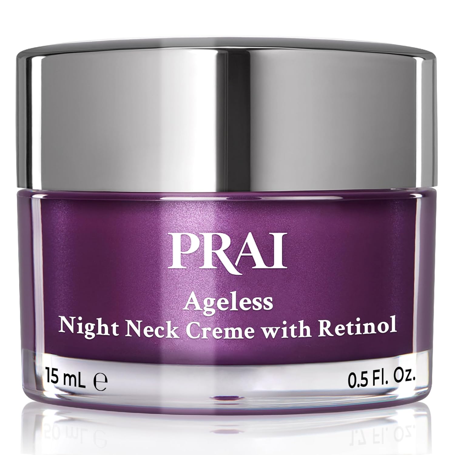 PRAI Beauty Ageless – Crema de noche para garganta y escote  Crema reafirmante para el cuello para uso durante la noche  Crema tensora de cuello sin