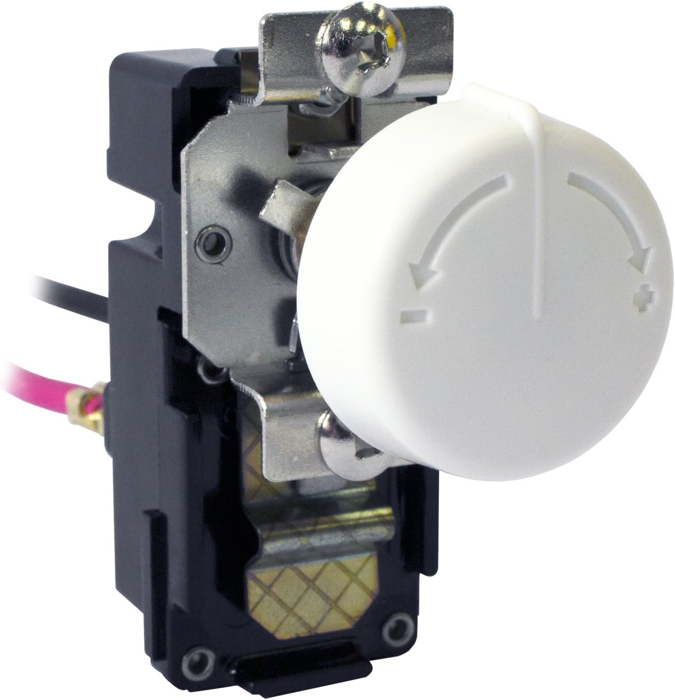 King Kit eléctrico de termostato integrado de doble poste TKIT-2BW, color blanco
