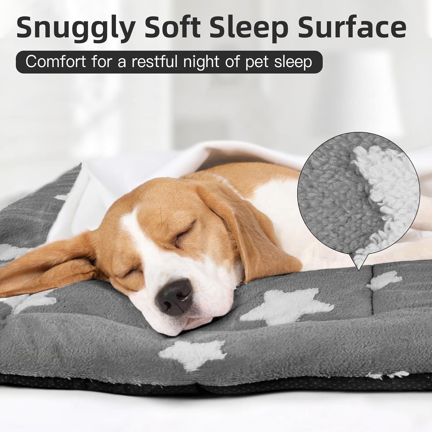 Mora Pets Tapete para jaula de perro para perros medianos y grandes, lavable, para jaula de 36 pulgadas, ultra suave, colchón plano para cachorros,