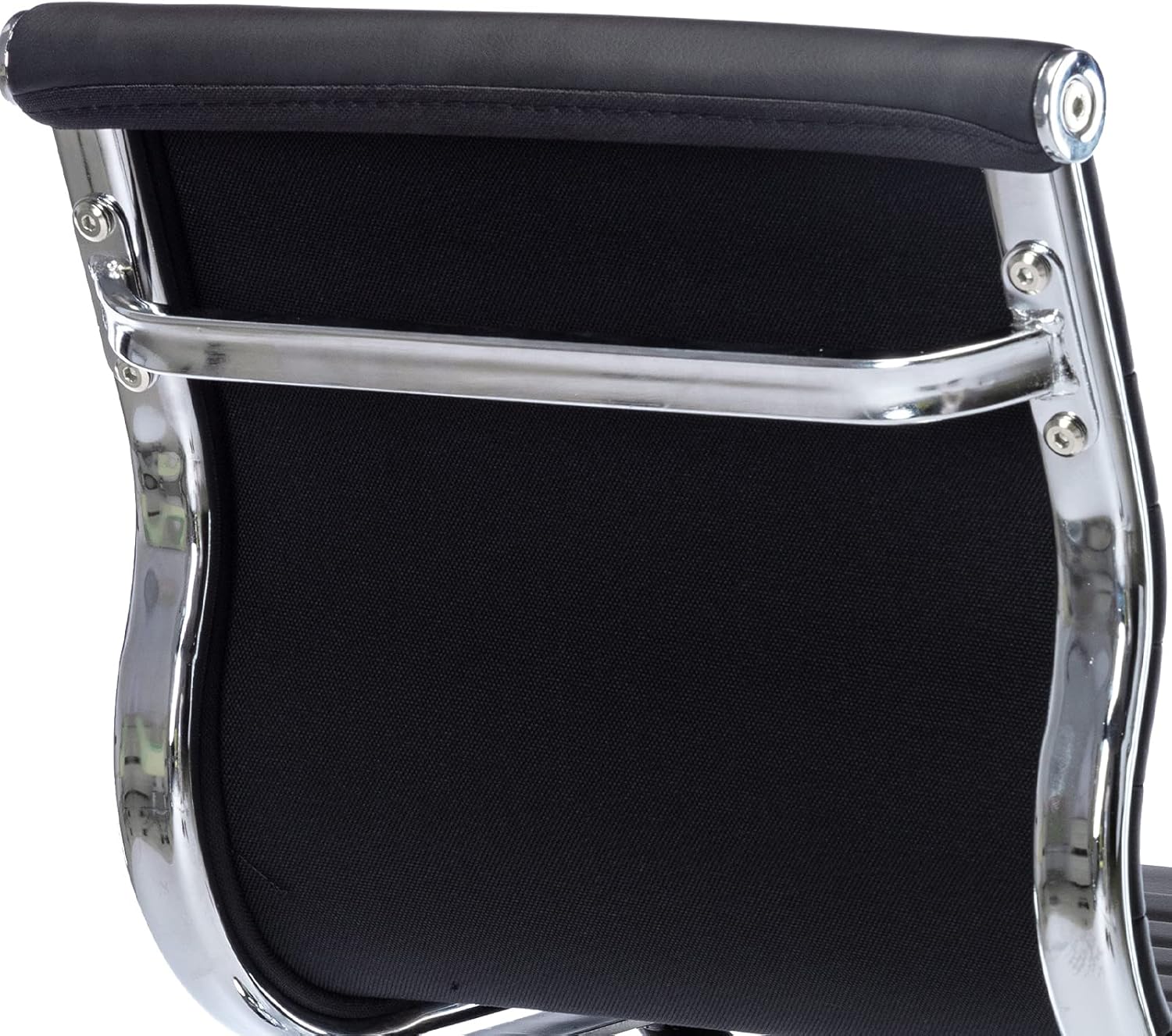Kmax Taburetes de bar de metal, sillas giratorias negras de altura ajustable, taburete de cuero sintético sin brazos para cocina, oficina, club,
