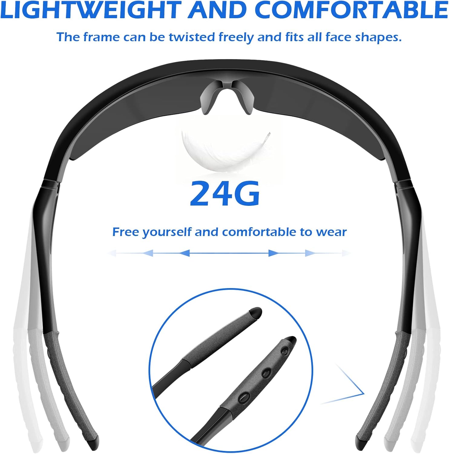 OXG 12 Pack Safety Glasses for Men Women With Strap, Safety Goggles ANSI Z87.1 Protective Eyewear Impact & Scratch Resistant