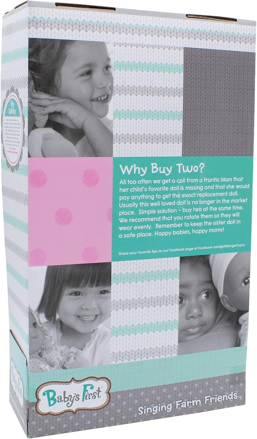 Baby’s First Muñeca de juguete canguro púrpura Sing & Learn – Todas las edades