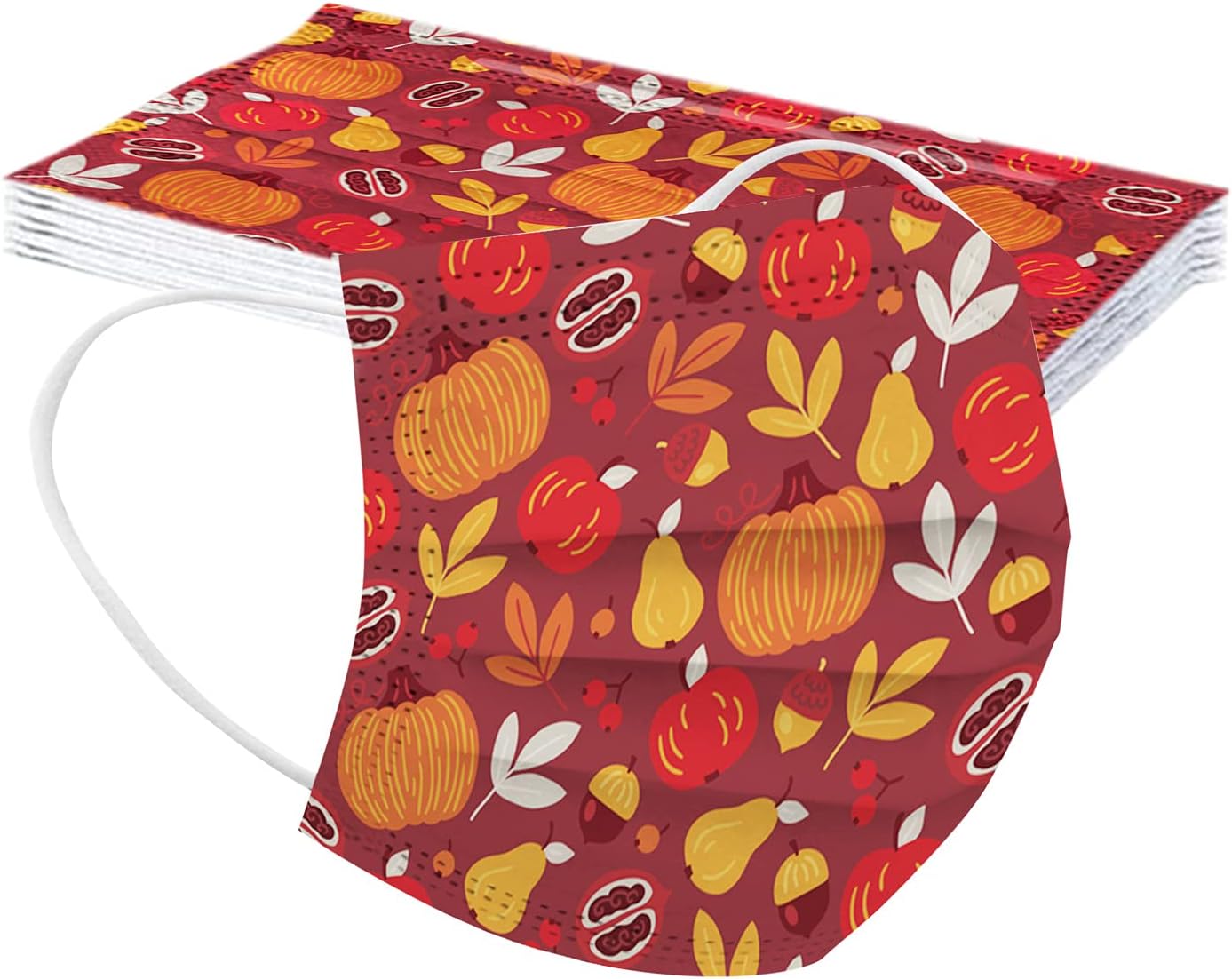50 cubrebocas con diseño floral de verano, tela transpirable, protección de 3 capas, mascarillas florales para mujeres, exteriores y fiestas