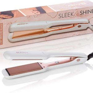 Cortex Beauty – Plancha de Cabello, plancha de pelo profesional de peluquería, pelo liso, diseño de placa ancha, placa de 1.75 pulgadas de ancho. Cortex Beauty – Plancha de Cabello, plancha de pelo profesional de peluquería, pelo liso, diseño de placa ancha, placa de 1.75 pulgadas de ancho.