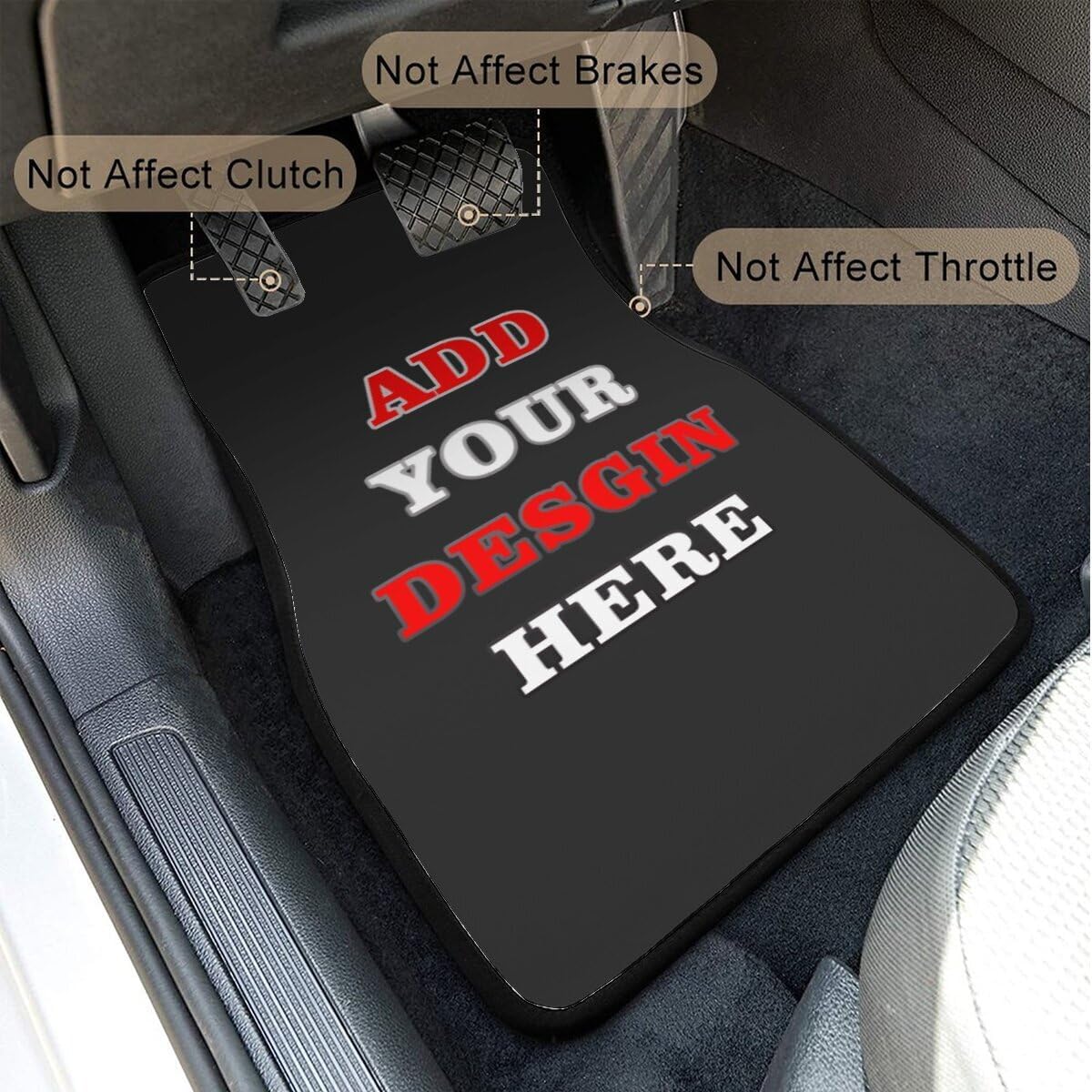 Alfombrillas personalizadas para automóvil, 4 piezas, tapetes personalizados para interior de automóvil, juego de 4 unidades, ajuste universal para