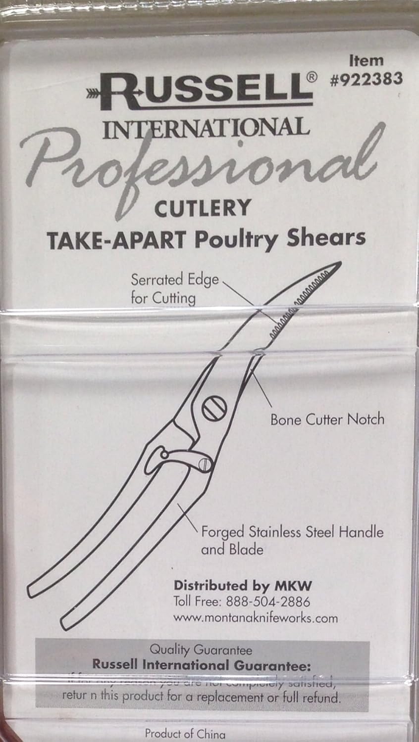Russell International – Tijeras para aves de corral profesionales