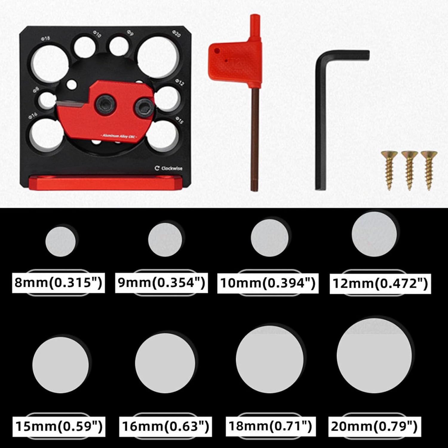 Kit de plantilla para hacer clavijas, insertos de carburo de alta velocidad, máquina métrica de clavijas de 0.315 a 0.787 pulgadas, herramienta