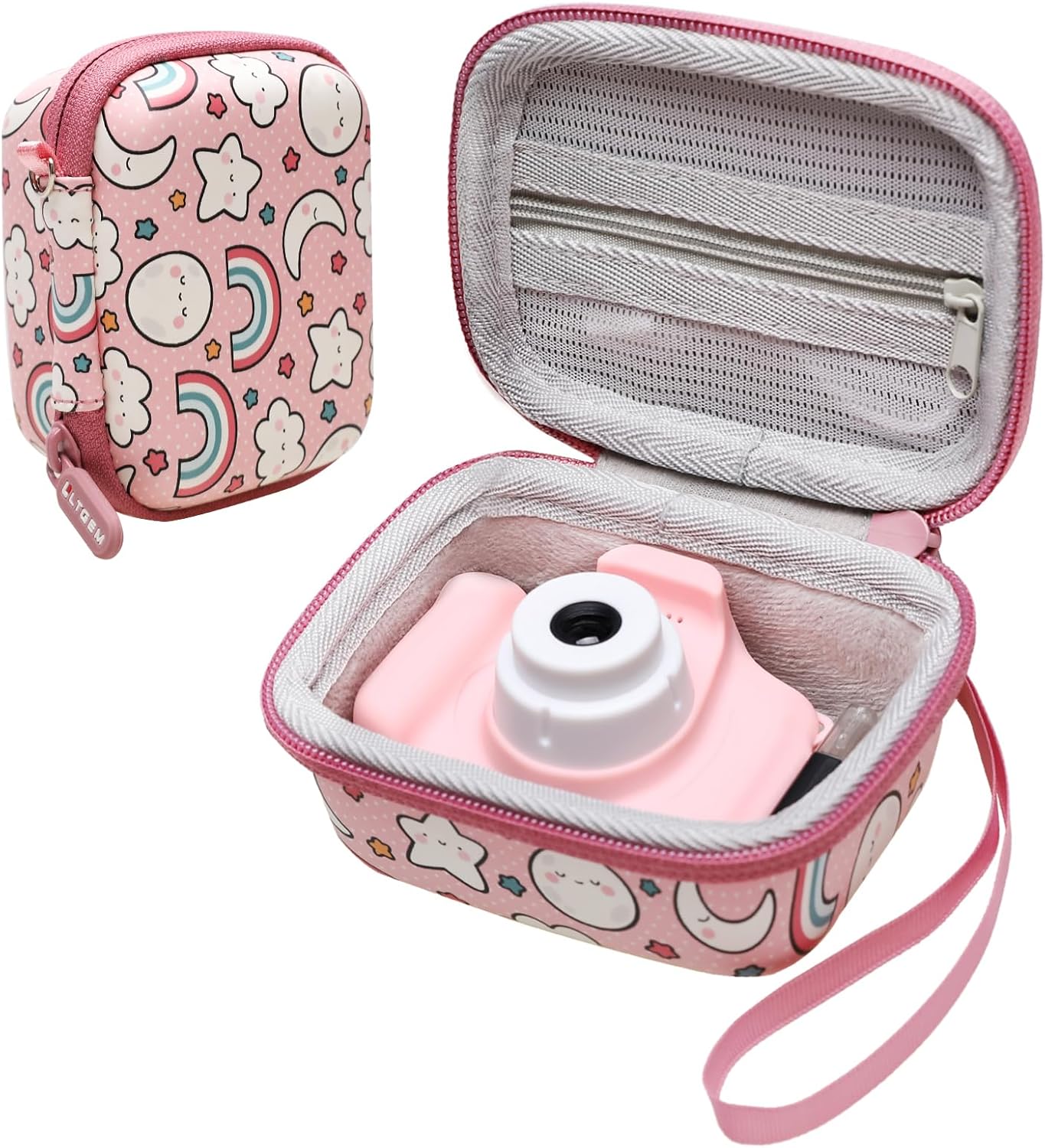 LTGEM – Funda para cámara infantil SecktonDesuccusPROGRACERindolGKTZDylantoOZMININE CUBE para niños, cámara digital para niños, caja de