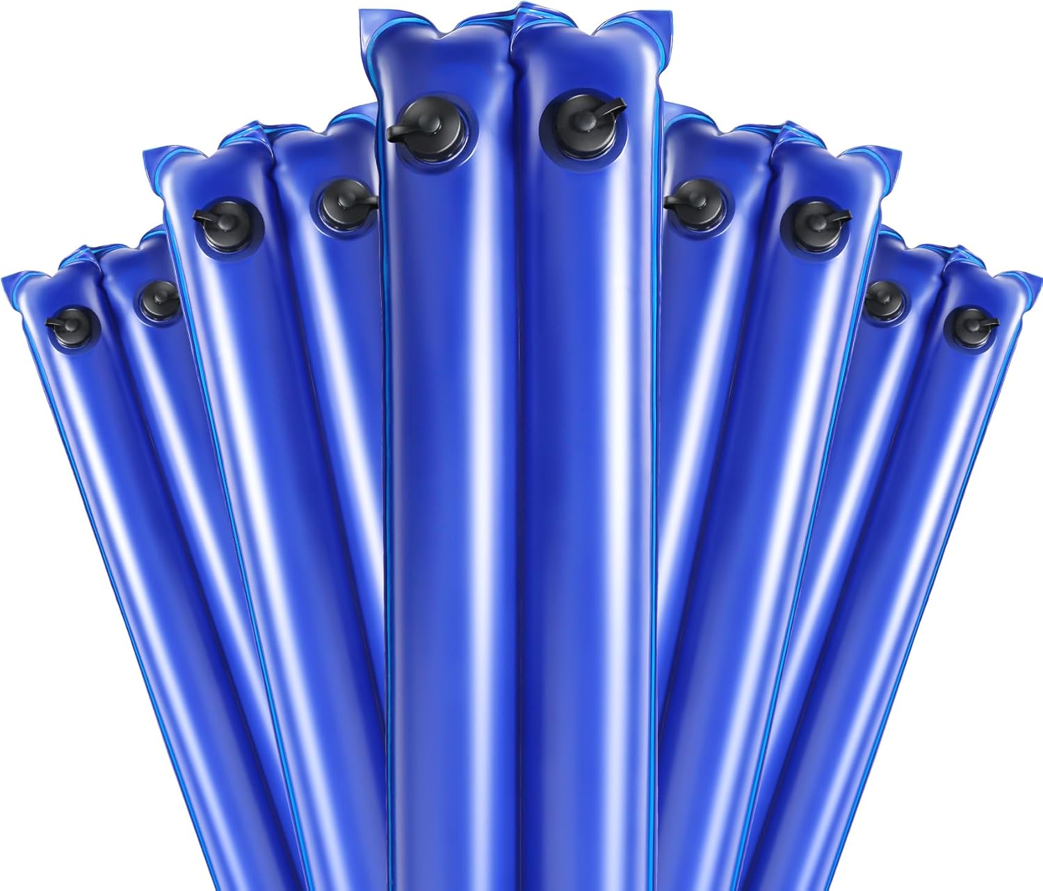 LanPool Bolsas de agua para piscina de doble cámara de 8.5 pies, tubos de agua resistentes  Pesos de cubierta de piscina para cubierta de piscina