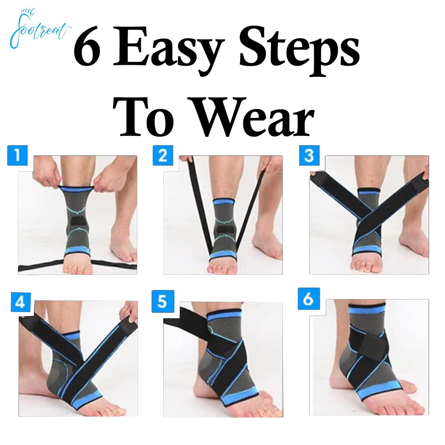 Tobillera para fascitis plantar, paquete de 2 tobilleras ajustables para hombres y mujeres, estabilizador de ligamentos, cordones de compresión para
