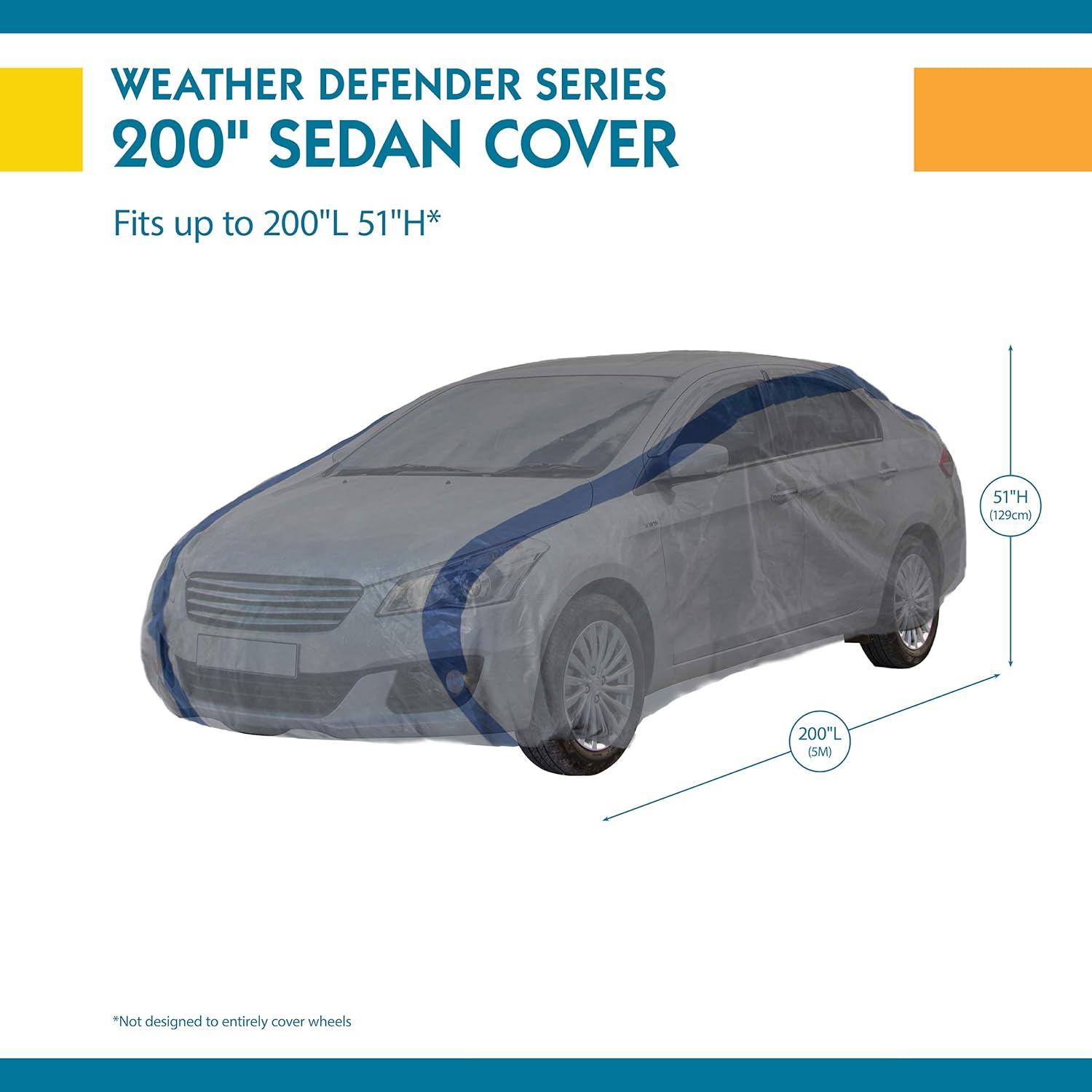 Funda para autos Duck Covers para proteger del clima, GrisAzul marino