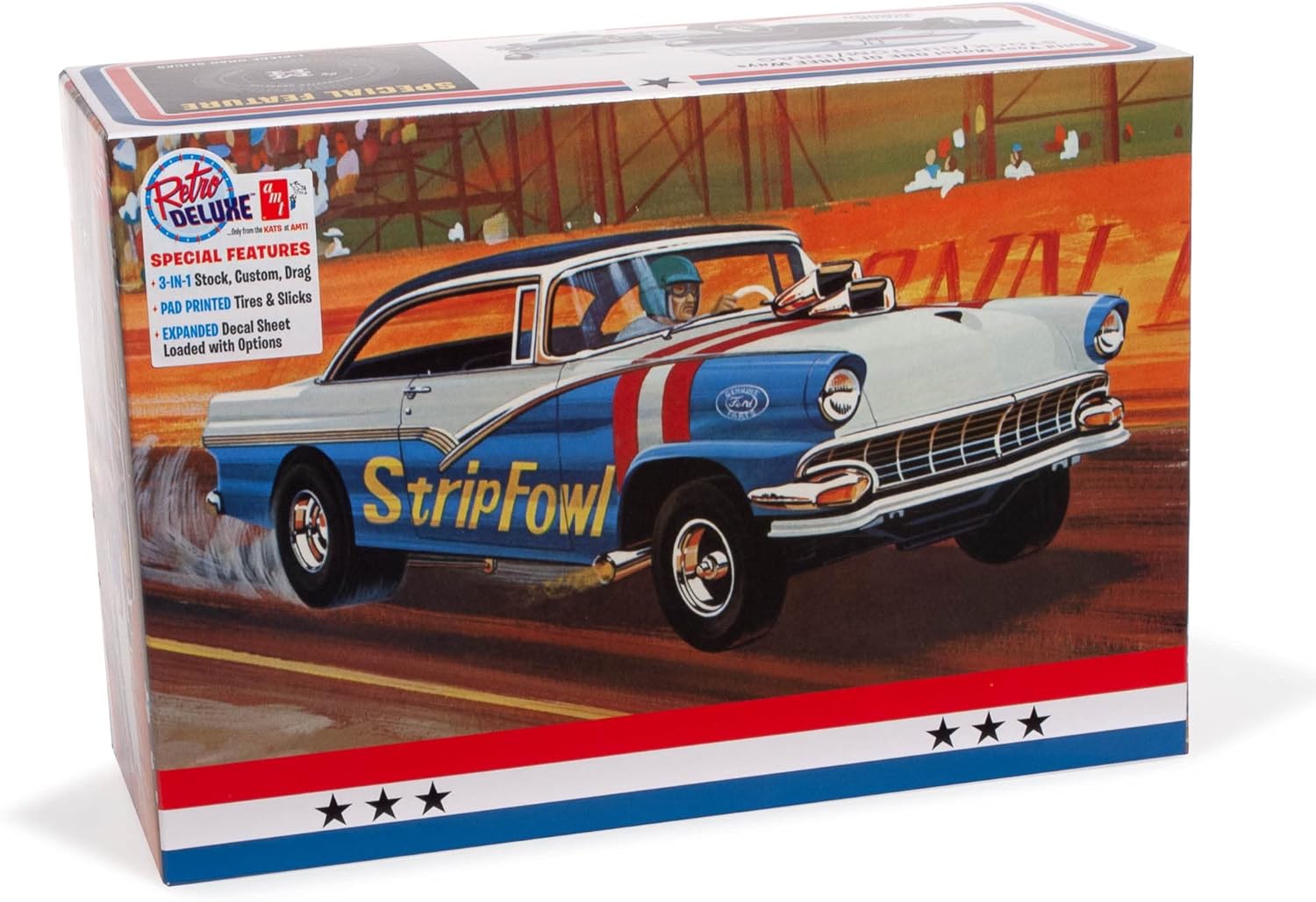 AMT 1956 Ford Victoria Hardtop 125 Kit de modelo a escala 125