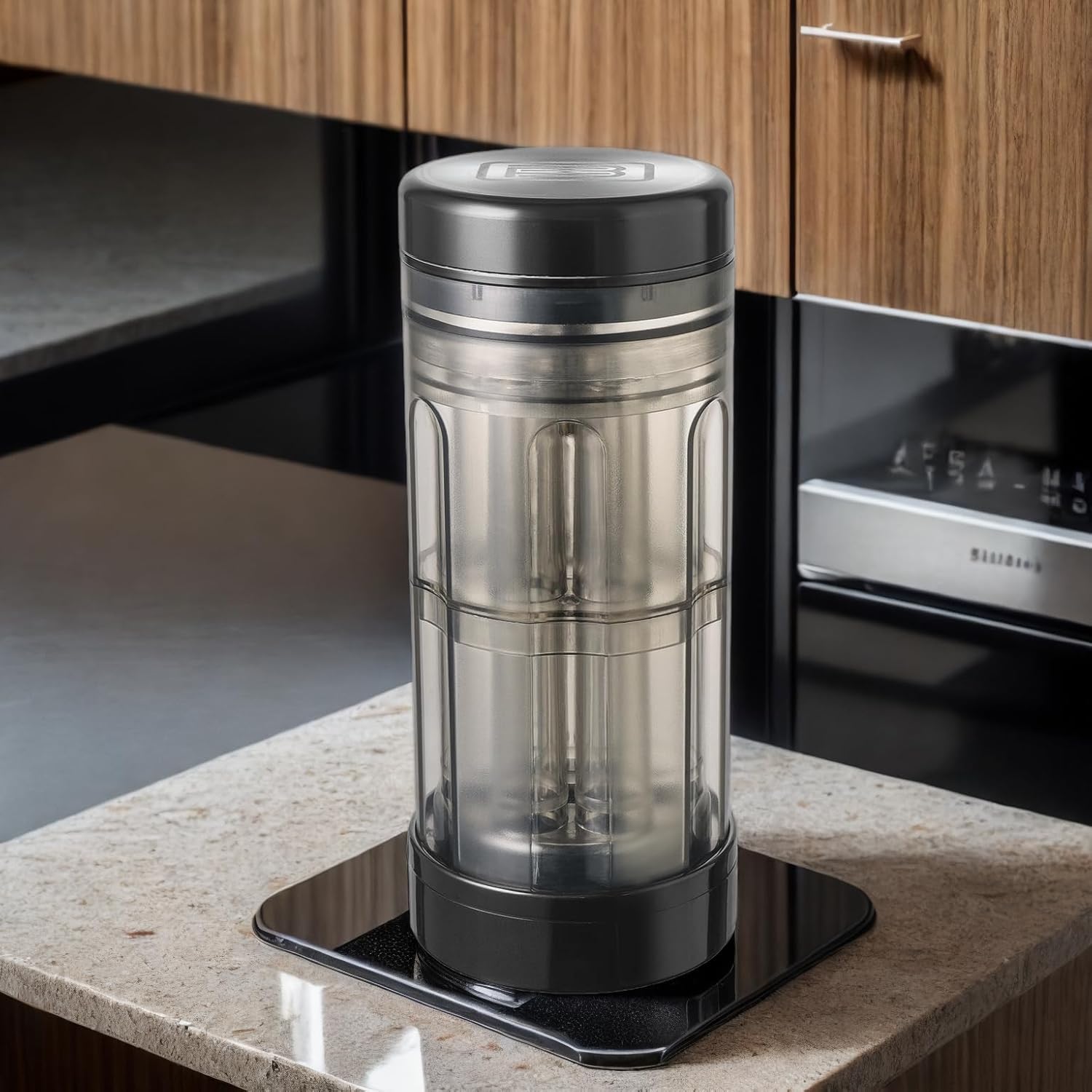 Free Boy Amoladora de aluminio grande de 2.8 pulgadas, cargador de cono transparente y almacenamiento 3 en 1, máquina de llenado de prerollo de