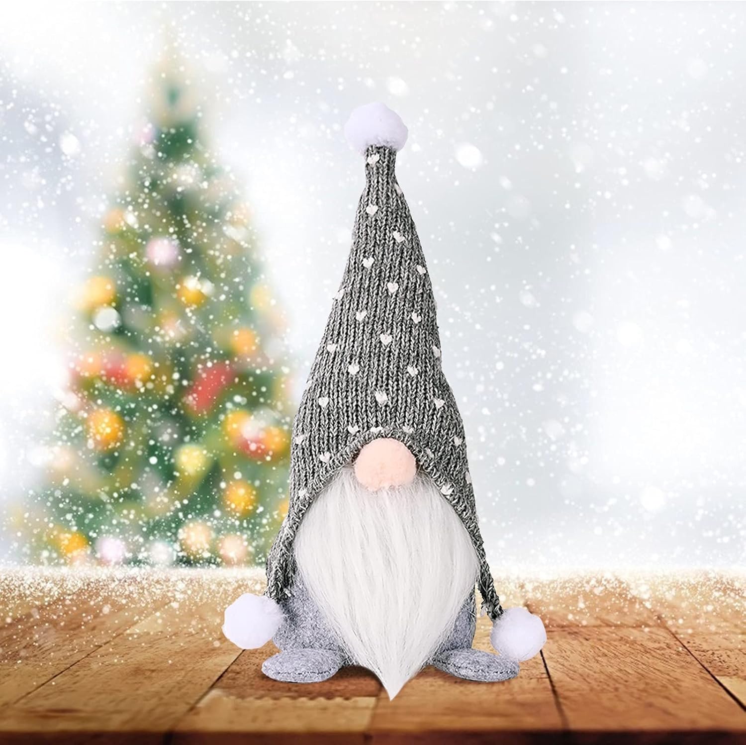 Gnomos de peluche de Navidad, decoración de felpa enana sin rostro, muñeca de peluche hecha a mano, gnomo de peluche enano, gnomo de Navidad, Papá