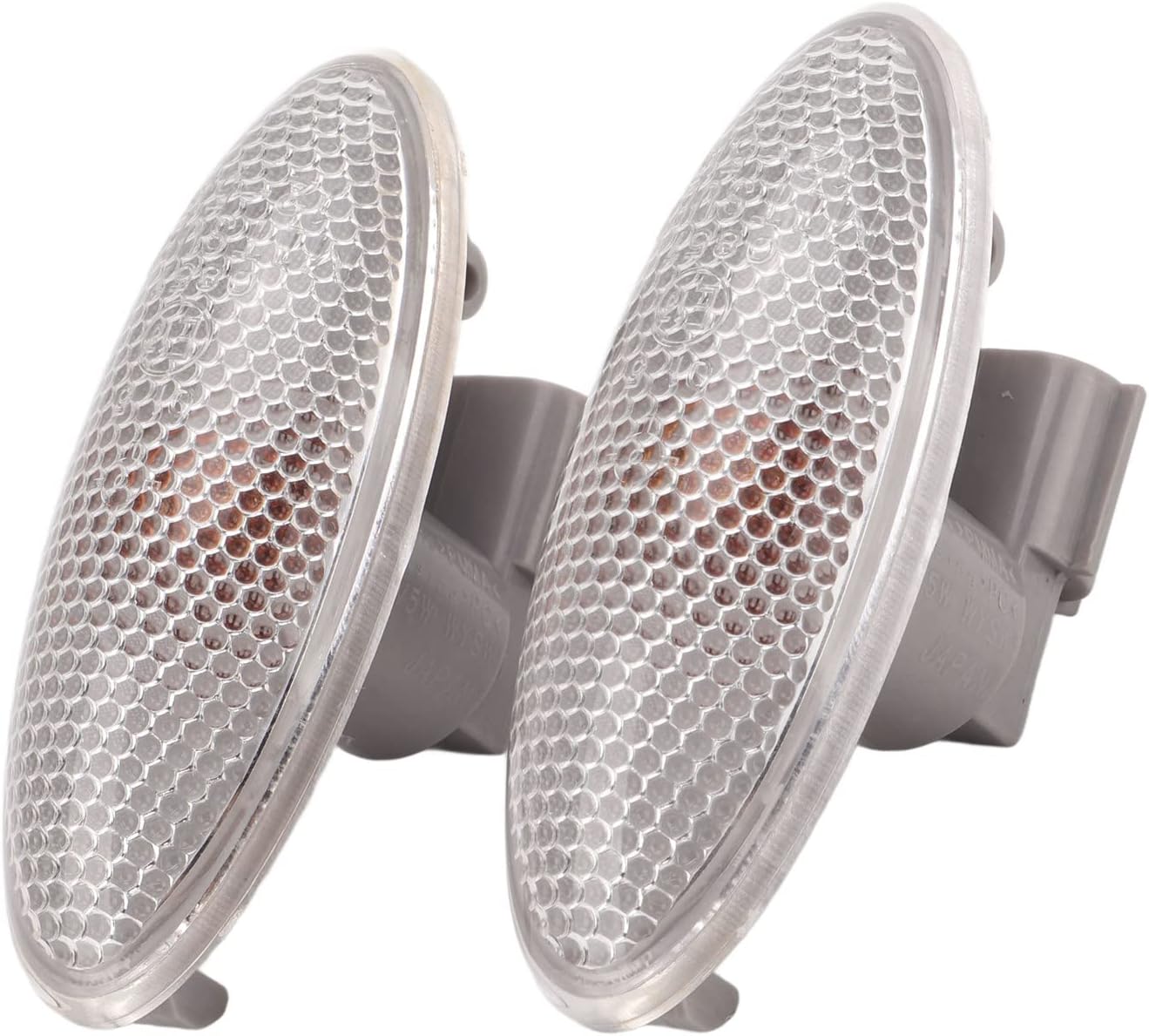 Luz de marcador lateral, paquete de 2 lámparas de señal de giro ámbar de 12 V, lámpara de señal de giro lateral, luz de repuesto para Corolla para