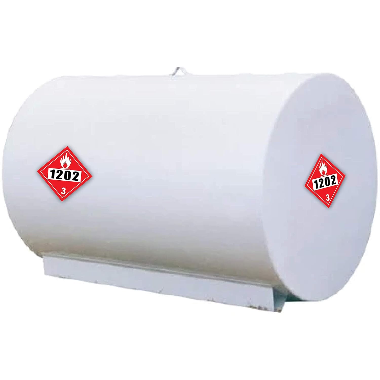 1202 Placard DOT Hazardous Chemical 4 dígitos ONU signo de 10  pulgadas x 10  pulgadas Adhesivo de vinilo autoadhesivo