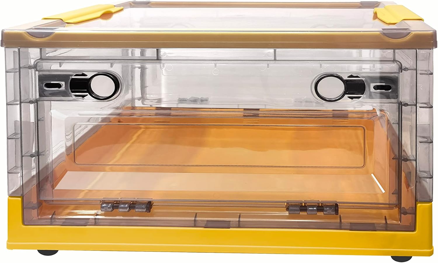 Organizador de maletero de automóvil mejorado de tamaño pequeño con tapa, organizador apilable de tres lados para automóvil, organizador de maletero