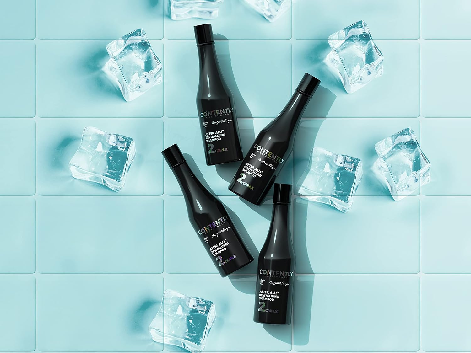 Contently Después de todo! Champú revitalizante 10.14 onzas líquidas Champú voluminizador para el cuero cabelludo más fuerte y saludable rico en