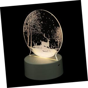Angoily 1pc Christmas Night Light Chic Night Light Christmas Table Lamp Led Illusion Lamp Bedside Light Lamp Christmas 3D Lamp Decor Led Night Light Angoily 1pc Christmas Night Light Chic Night Light Christmas Table Lamp Led Illusion Lamp Bedside Light Lamp Christmas 3D Lamp Decor Led Night Light