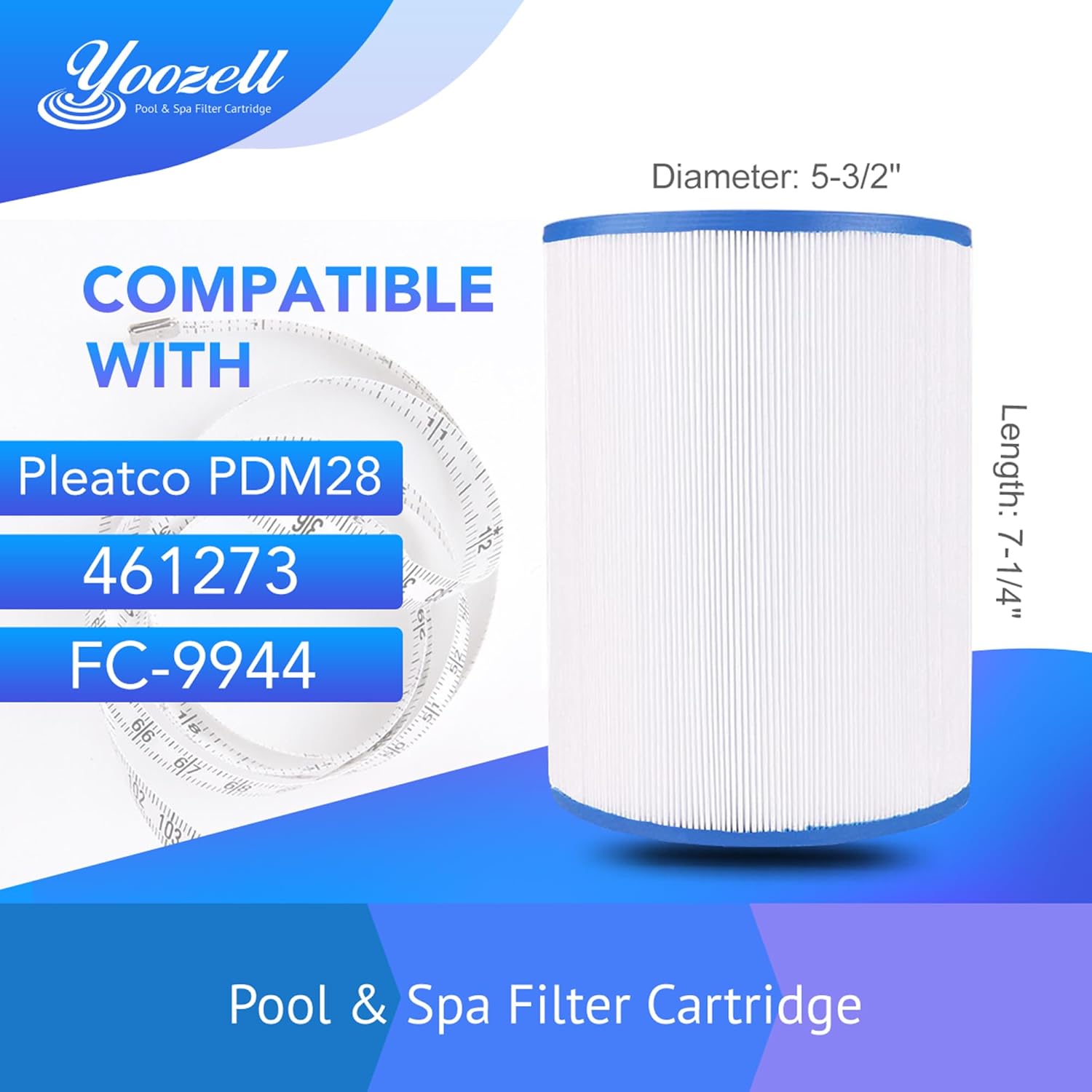 Filtro de spa PDM28 que reemplaza el filtro Aquarest Dream Maker 461273 para bañera de hidromasaje, 1 paquete