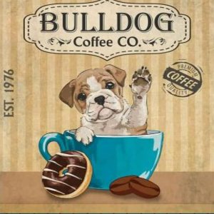 Bulldog – Kit de pintura de diamantes 5D para adultos, diseño de diamante redondo y vintage, punto de cruz, ideal para relajación y decoración de Bulldog – Kit de pintura de diamantes 5D para adultos, diseño de diamante redondo y vintage, punto de cruz, ideal para relajación y decoración de