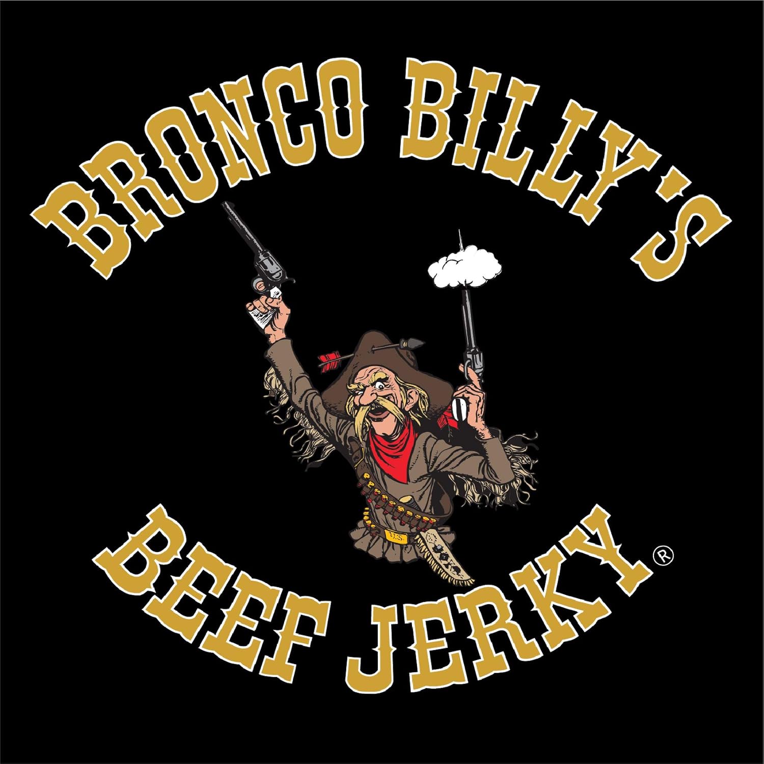 Bronco Billy’s Beef Jerky Hickory Smoked Old Country – Bolsa resellable de media libra