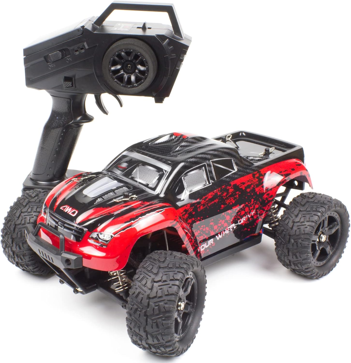 Cheerwing 116 escala todo terreno RC coche, 40KMH de alta velocidad 4WD control remoto Monster Truck, 4X4 Off-Road Truck