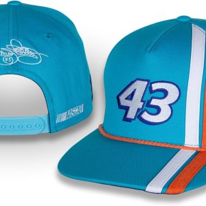Richard Petty #43 NASCAR 2023 Sombrero de cuerda azul de Carolina con número grande 43 7 veces campeón, marino Richard Petty #43 NASCAR 2023 Sombrero de cuerda azul de Carolina con número grande 43 7 veces campeón, marino