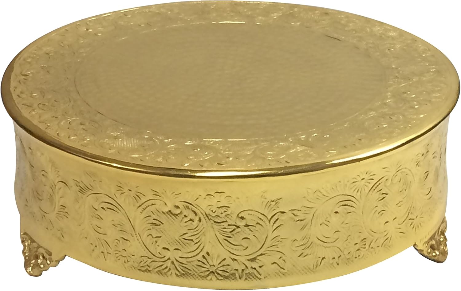 GiftBay – Soporte redondo para tartas de boda, 20.0 in, metal de aluminio