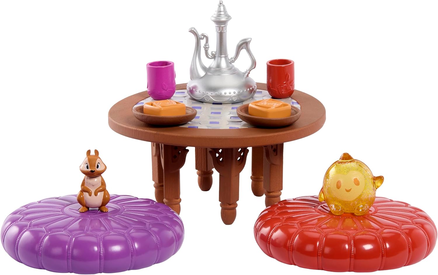 Mattel Disney’s Wish Playset con 2 muñecas, 2 figuras, 1 mesa y 10 accesorios, incluyendo muebles y comida, Best Friends Tea Time, Asha y Dalia de