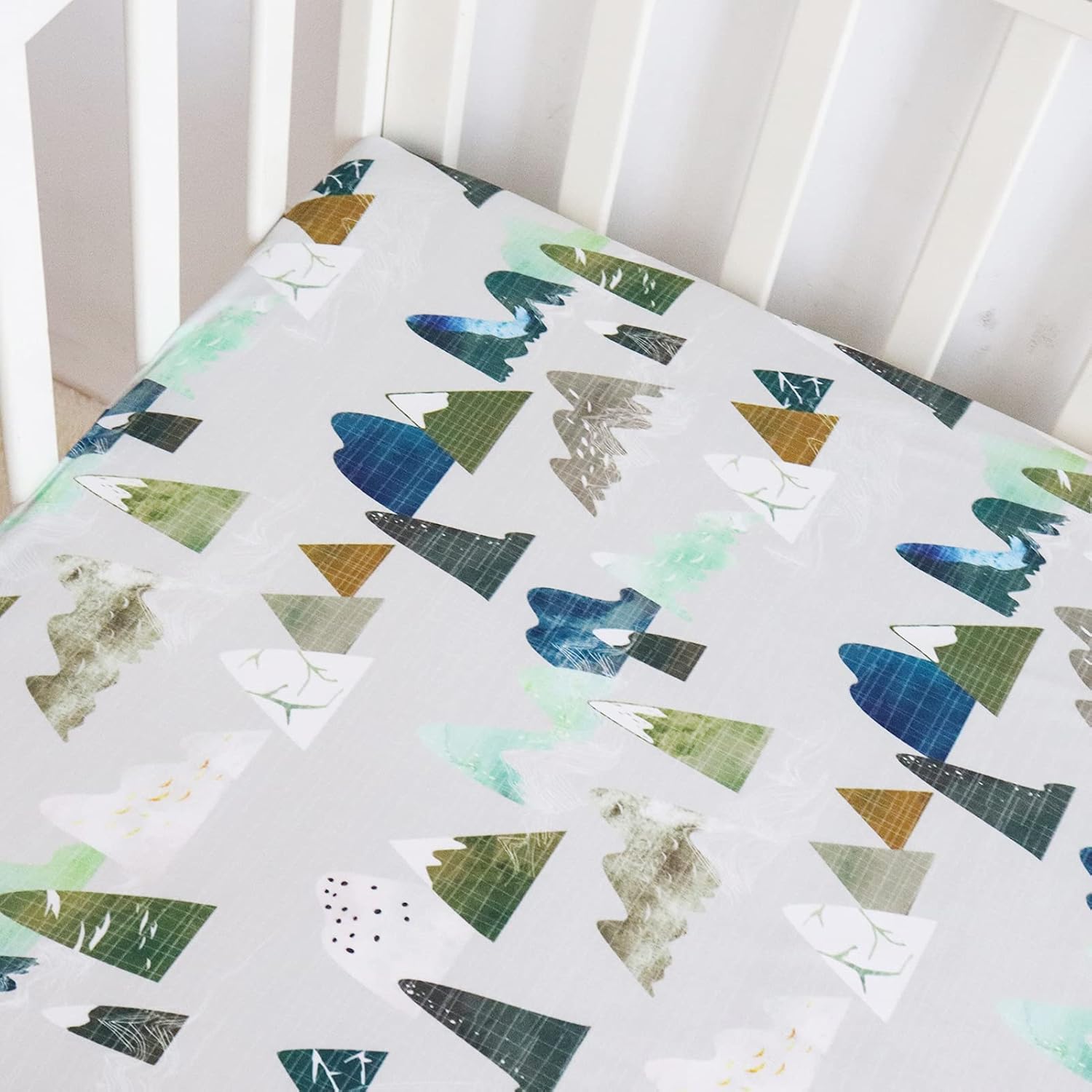 TANOFAR Sábanas para cuna de bebé y niño, sábanas suaves y transpirables para cuarto de bebé