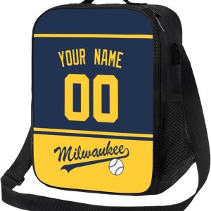Milwaukee – Lonchera térmica personalizada con cualquier nombre y cualquier número, regalos personalizados para niños, hombres y mujeres Milwaukee – Lonchera térmica personalizada con cualquier nombre y cualquier número, regalos personalizados para niños, hombres y mujeres