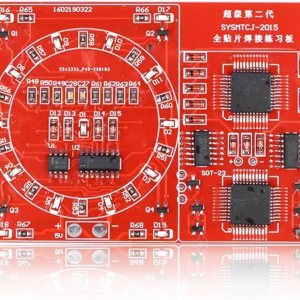 ISolderStore Kit de práctica de soldadura SMD SMT Kit DIY electrónica DIY Kits de soldadura proyecto de soldadura Junta de entrenamiento ISolderStore Kit de práctica de soldadura SMD SMT Kit DIY electrónica DIY Kits de soldadura proyecto de soldadura Junta de entrenamiento