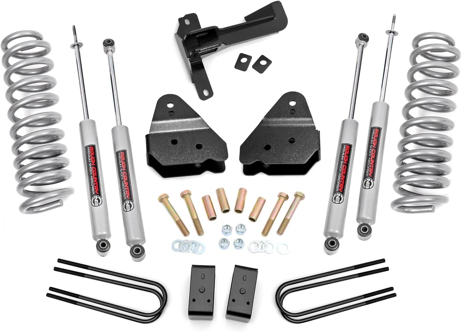 Rough Country Kit de elevación de 3 pulgadas para Ford F-250 Super Duty 2017-2022  Diesel – 50221