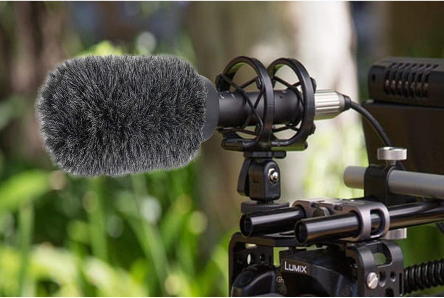 YOUSHARES Deadcat – Orejera de viento para Rode NTG4, micrófonos de escopeta MKE 600, micrófonos de escopeta Audio-Technica AT875R, parabrisas de