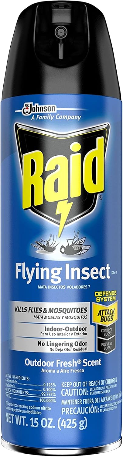 Raid Asesino de insectos voladores, 15 onzas
