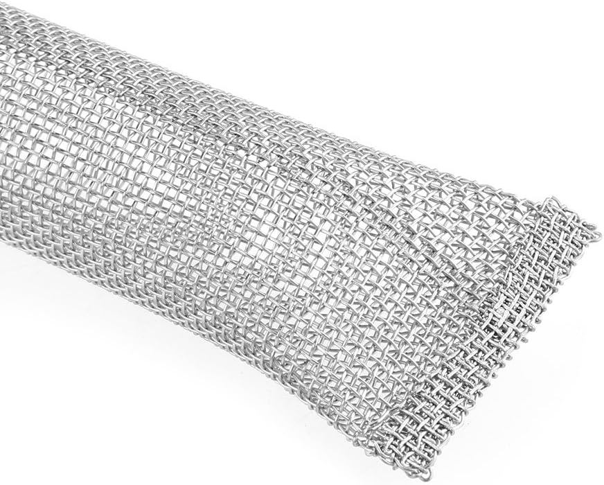 Fdit Filtro de malla de acero inoxidable de grado 304 de 12 pulgadas6 pulgadas, herramienta de filtro de cerveza Brew Hop para hervidor de agua o