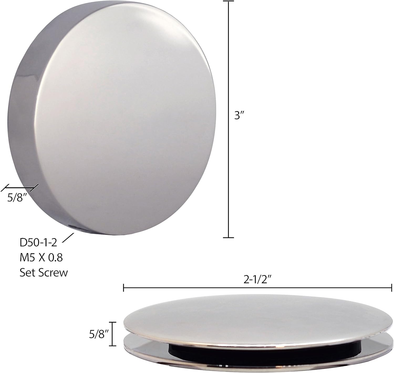Westbrass D50RE-62 – Moldura de repuesto de 1-12 pulgadas para ensamblajes de desagüe de baño de accionamiento por cable, 1 paquete, negro mate