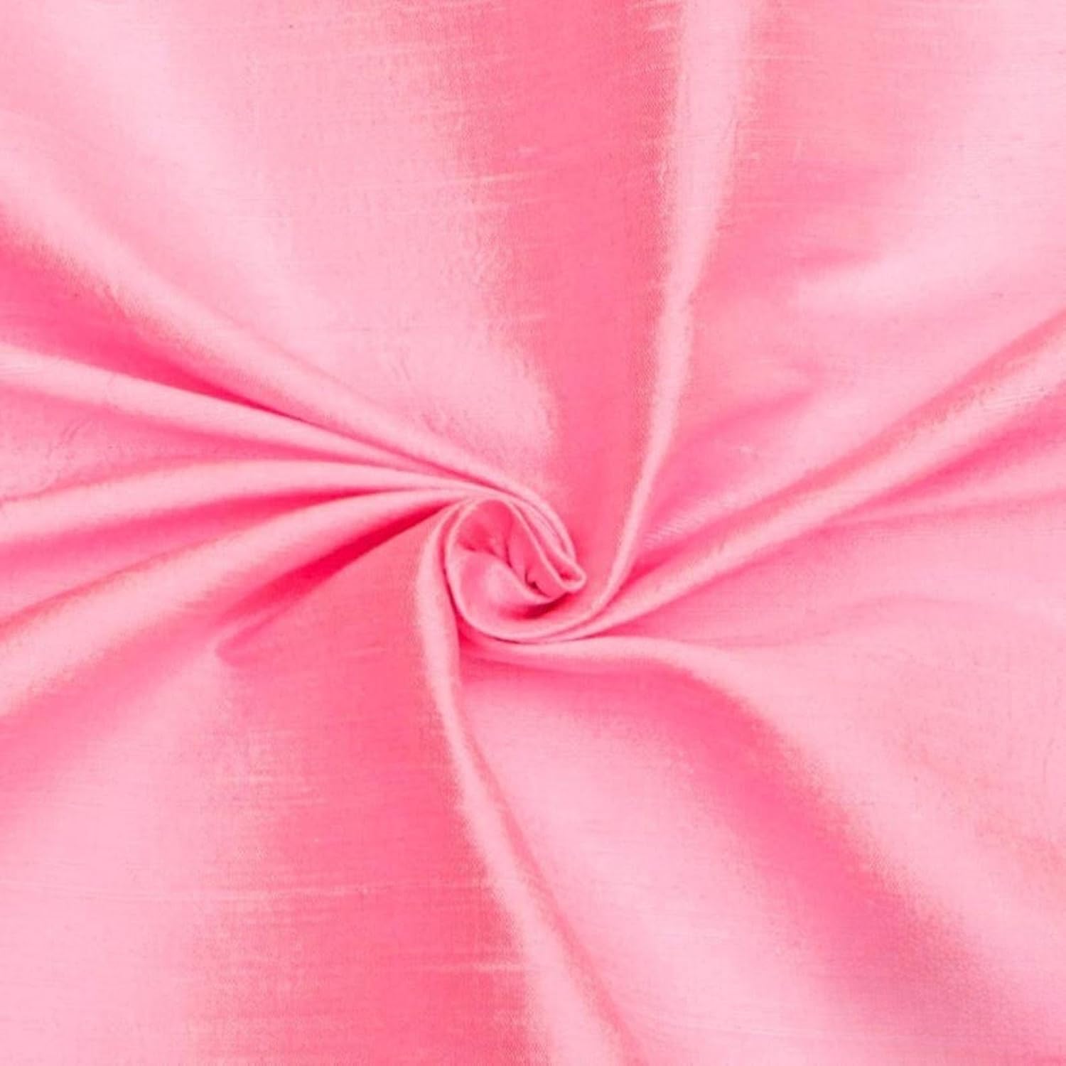 Tela de seda 100% pura rosa claro por The Yard, 41 pulgadas o 40.9 in de ancho, 1 yarda continua tela de seda rosa, tela de tapicería de vestido de